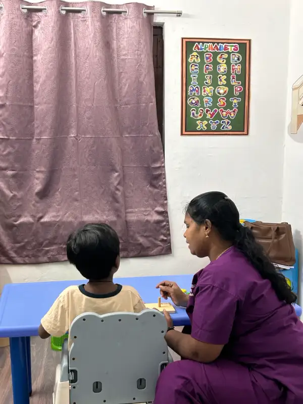 Certified therapists working with children at Star Tots, Ambattur Chennai
