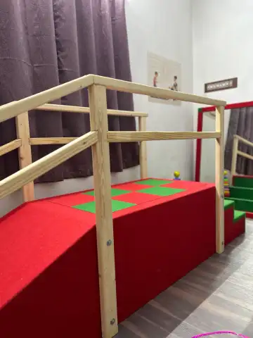 Child learning gross motor skills at Star Tots
