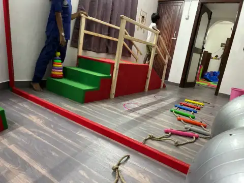 Montessori learning activity at Star Tots Day Care Chennai